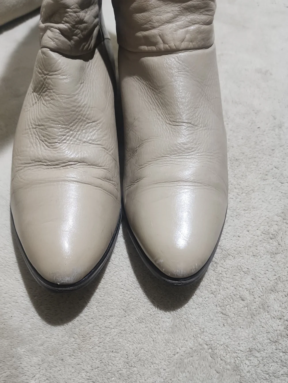 Nine West LTD.edition Women's Over-the-Knee Leather Boots in Taupe